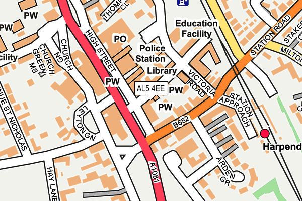 Map of JONATHAN TAYLOR PUBLISHING CONSULTANCY LTD at local scale