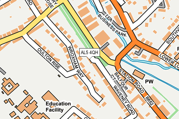 AL5 4QH map - OS OpenMap – Local (Ordnance Survey)