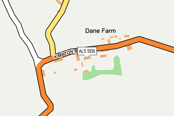 AL5 5EB map - OS OpenMap – Local (Ordnance Survey)