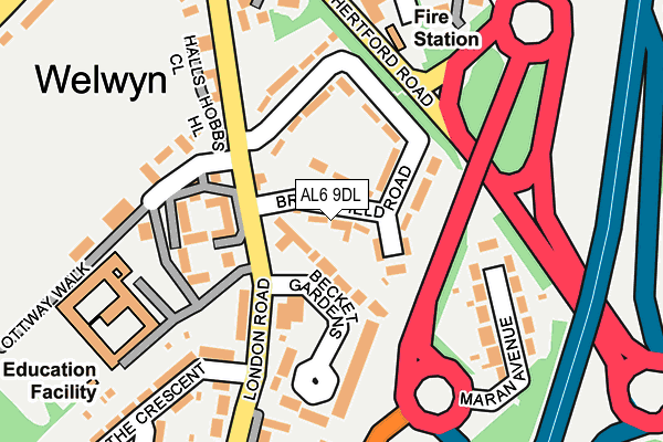 Map of SCOTTINGWOODS TRADE 24/7 LIMITED at local scale