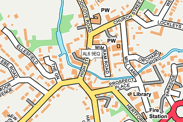 Map of PROCLENSE VALETING SERVICES LIMITED at local scale