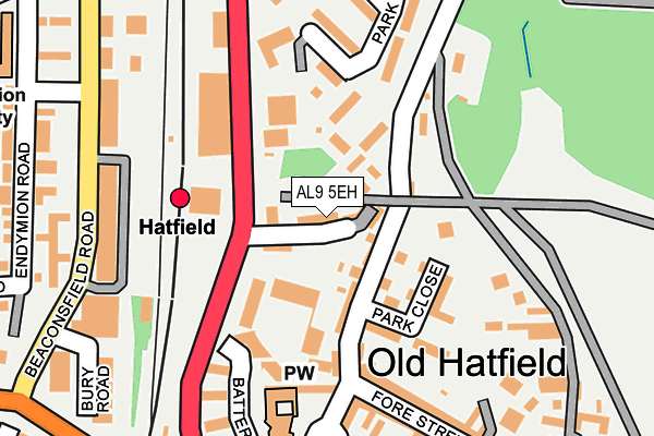 Map of DANIEL FIELD PRODUCTS LIMITED at local scale