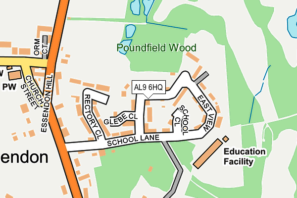 Map of GOODWOOD FENCING LIMITED at local scale