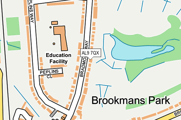 Map of BRADMORE HOUSE MANAGEMENT LIMITED at local scale
