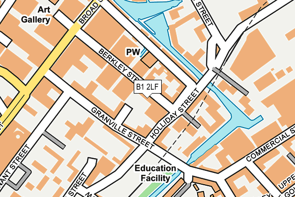 B1 2LF map - OS OpenMap – Local (Ordnance Survey)