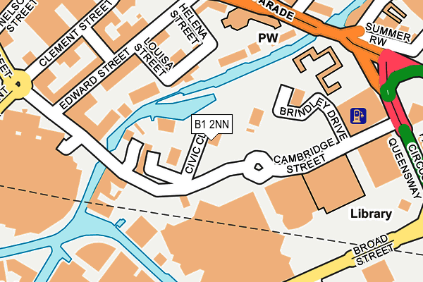 B1 2NN map - OS OpenMap – Local (Ordnance Survey)