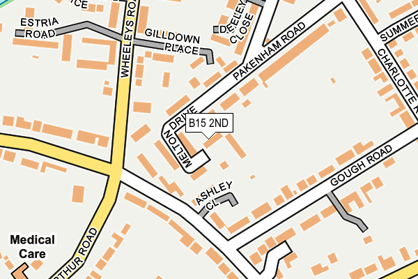 B15 2ND map - OS OpenMap – Local (Ordnance Survey)