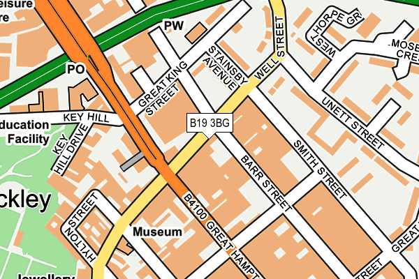 B19 3BG map - OS OpenMap – Local (Ordnance Survey)