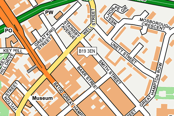 B19 3EN map - OS OpenMap – Local (Ordnance Survey)