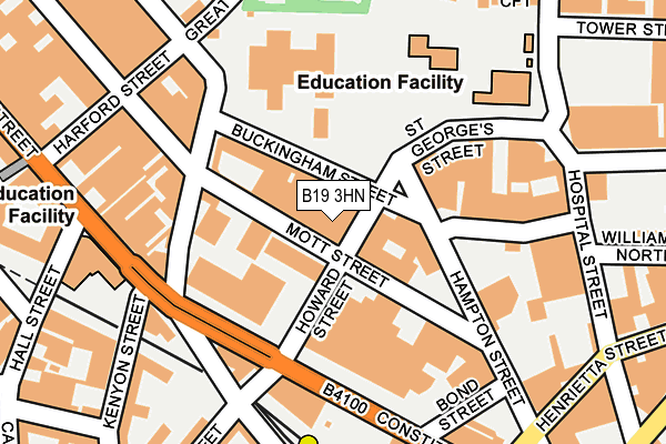 B19 3HN map - OS OpenMap – Local (Ordnance Survey)