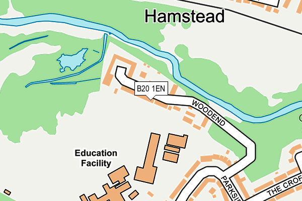 B20 1EN map - OS OpenMap – Local (Ordnance Survey)