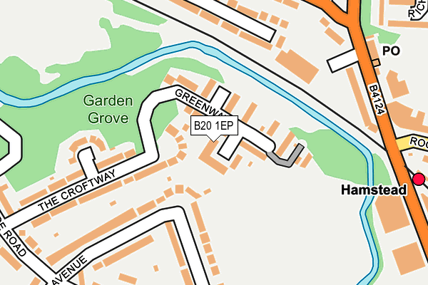 B20 1EP map - OS OpenMap – Local (Ordnance Survey)