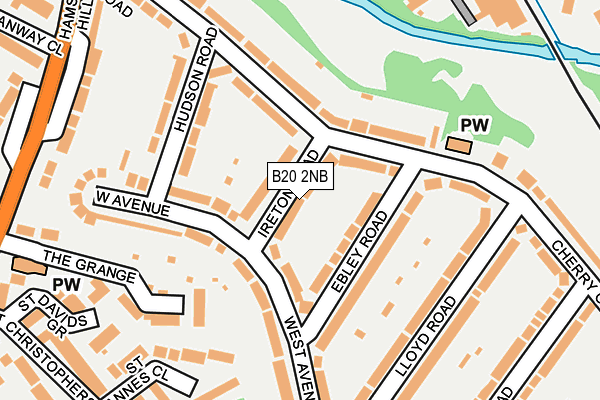 B20 2NB map - OS OpenMap – Local (Ordnance Survey)