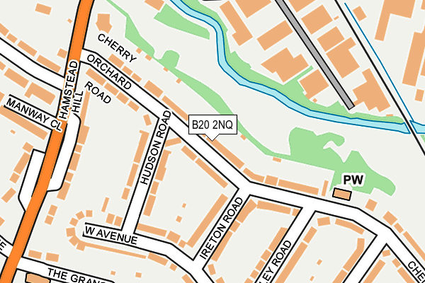 B20 2NQ map - OS OpenMap – Local (Ordnance Survey)