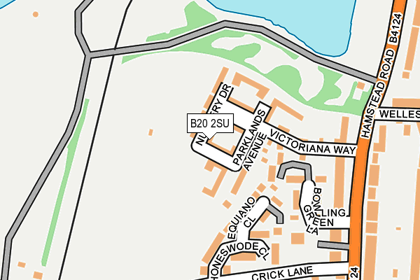B20 2SU map - OS OpenMap – Local (Ordnance Survey)