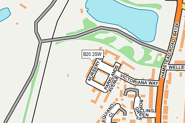 B20 2SW map - OS OpenMap – Local (Ordnance Survey)