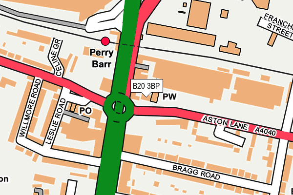 B20 3BP map - OS OpenMap – Local (Ordnance Survey)