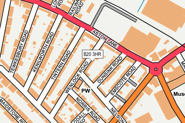 B20 3HR map - OS OpenMap – Local (Ordnance Survey)