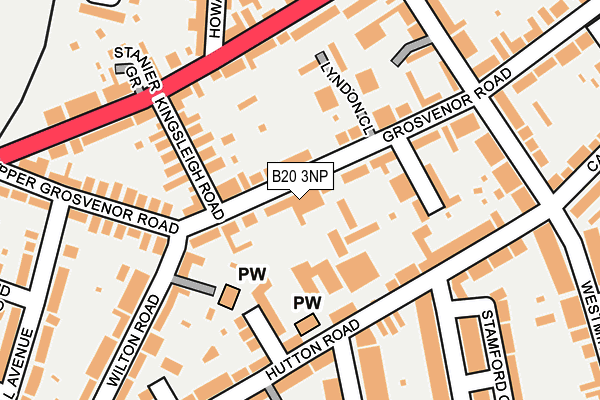 B20 3NP map - OS OpenMap – Local (Ordnance Survey)