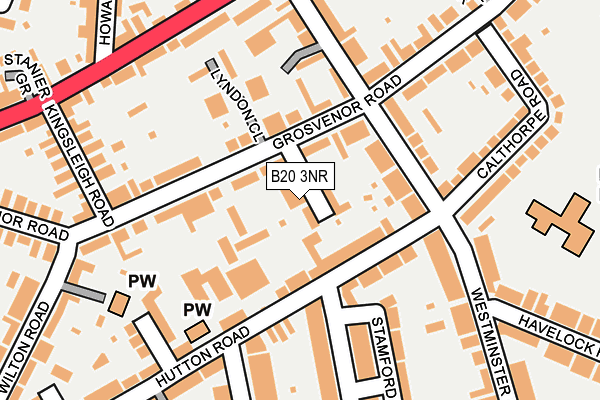 B20 3NR map - OS OpenMap – Local (Ordnance Survey)