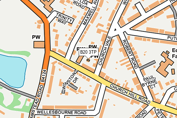 B20 3TP map - OS OpenMap – Local (Ordnance Survey)