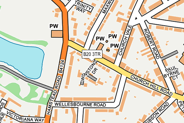 B20 3TR map - OS OpenMap – Local (Ordnance Survey)