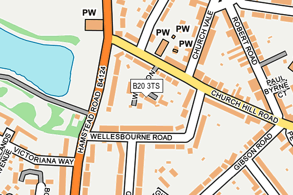 B20 3TS map - OS OpenMap – Local (Ordnance Survey)