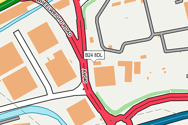 B24 8DL map - OS OpenMap – Local (Ordnance Survey)