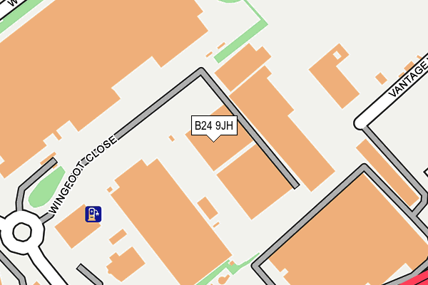 B24 9JH map - OS OpenMap – Local (Ordnance Survey)