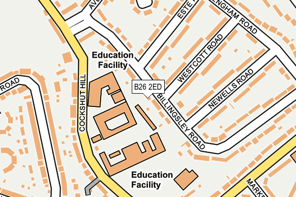 B26 2ED map - OS OpenMap – Local (Ordnance Survey)