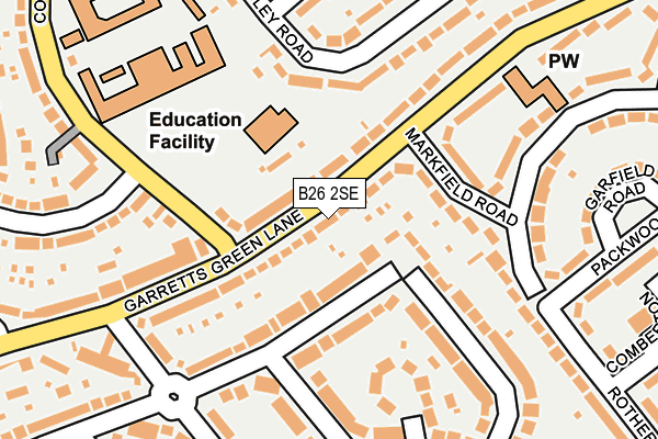 B26 2SE map - OS OpenMap – Local (Ordnance Survey)