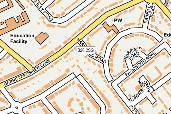 B26 2SG map - OS OpenMap – Local (Ordnance Survey)