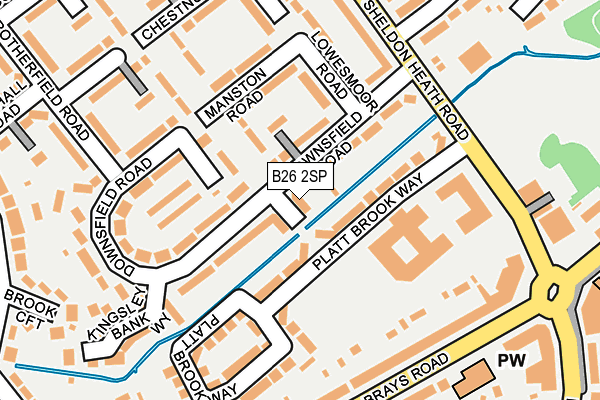 B26 2SP map - OS OpenMap – Local (Ordnance Survey)