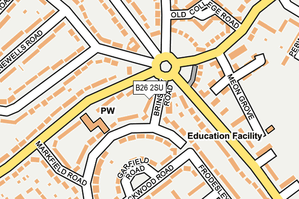 B26 2SU map - OS OpenMap – Local (Ordnance Survey)