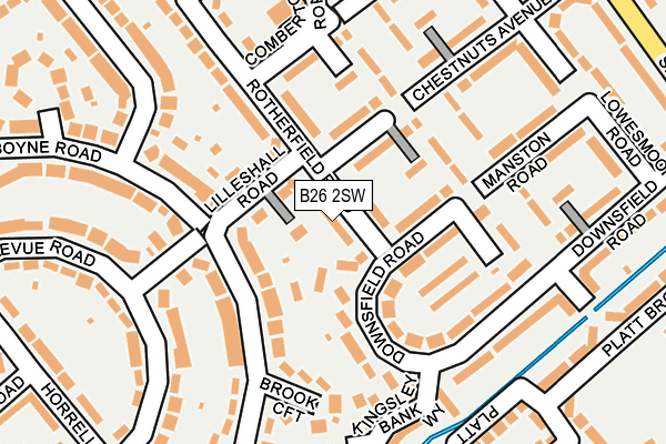 B26 2SW map - OS OpenMap – Local (Ordnance Survey)