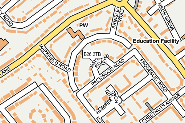 B26 2TB map - OS OpenMap – Local (Ordnance Survey)