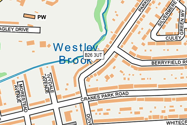 B26 3UT map - OS OpenMap – Local (Ordnance Survey)