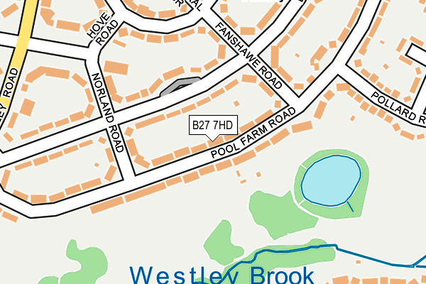 B27 7HD map - OS OpenMap – Local (Ordnance Survey)