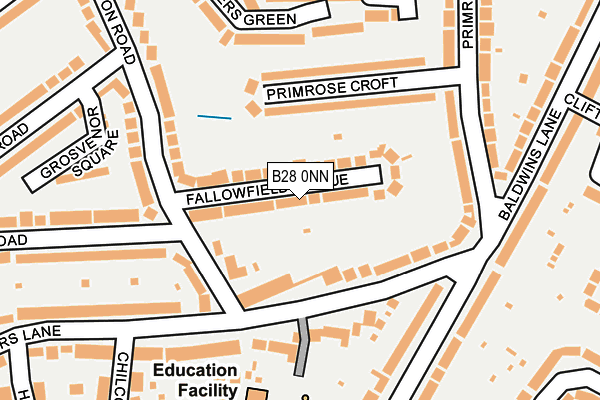 B28 0NN map - OS OpenMap – Local (Ordnance Survey)