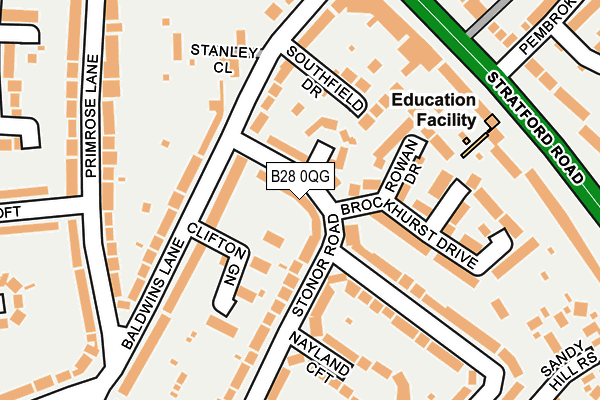 B28 0QG map - OS OpenMap – Local (Ordnance Survey)