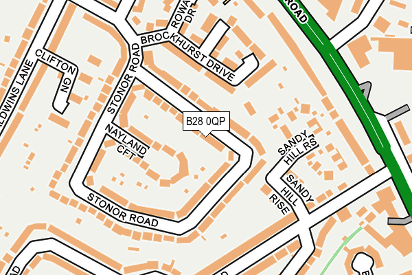 B28 0QP map - OS OpenMap – Local (Ordnance Survey)