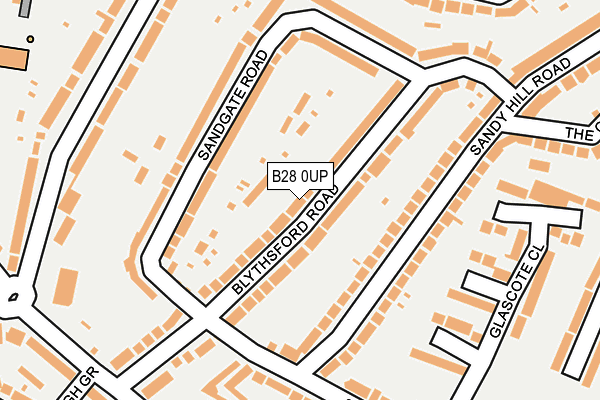B28 0UP map - OS OpenMap – Local (Ordnance Survey)