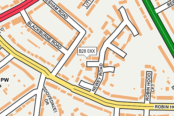 B28 0XX map - OS OpenMap – Local (Ordnance Survey)