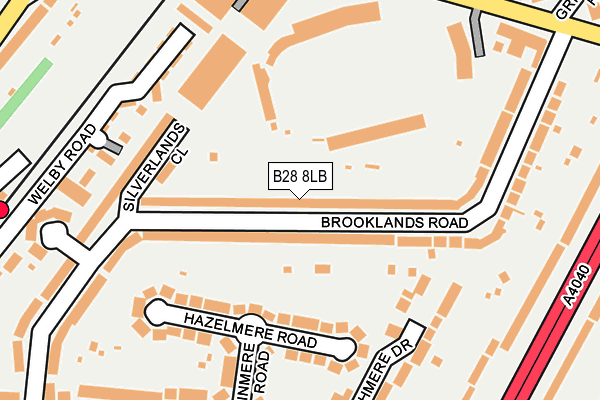B28 8LB map - OS OpenMap – Local (Ordnance Survey)