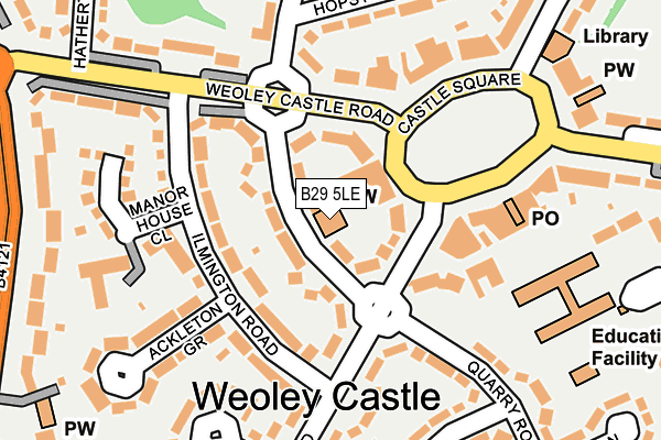 B29 5LE map - OS OpenMap – Local (Ordnance Survey)