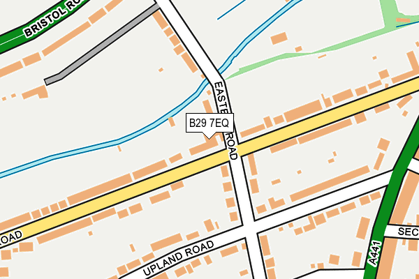 B29 7EQ map - OS OpenMap – Local (Ordnance Survey)
