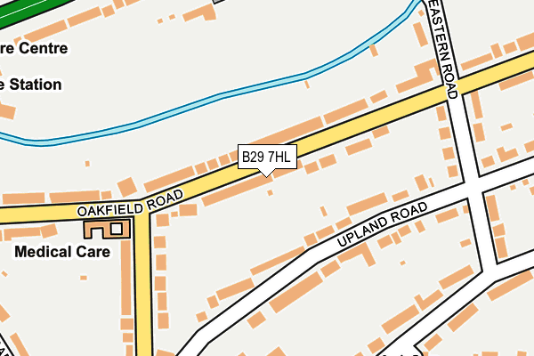 B29 7HL map - OS OpenMap – Local (Ordnance Survey)