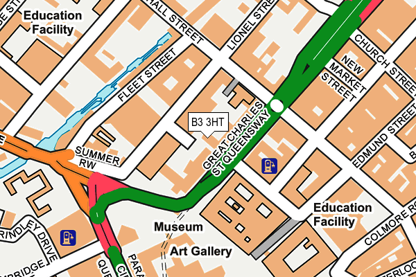 B3 3HT map - OS OpenMap – Local (Ordnance Survey)