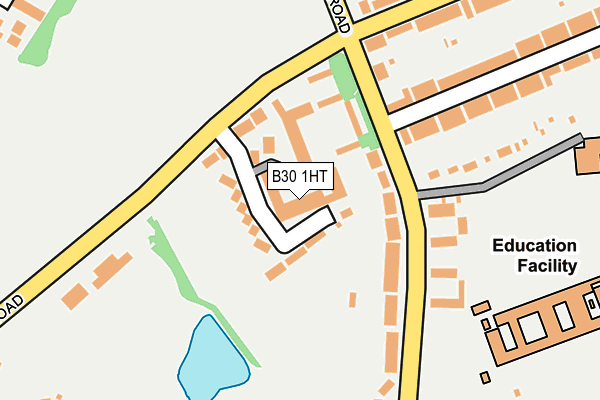 B30 1HT map - OS OpenMap – Local (Ordnance Survey)
