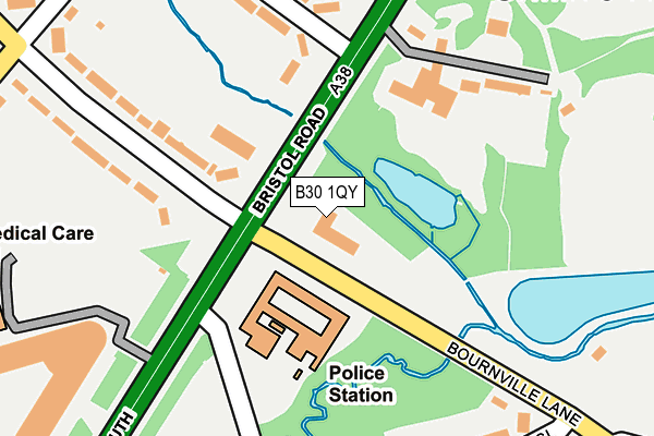 B30 1QY map - OS OpenMap – Local (Ordnance Survey)